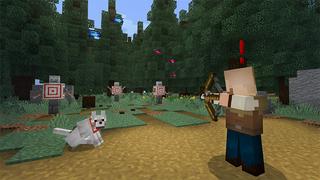 Screenshot from the Minecraft Bedrock DLC Be a Scout!