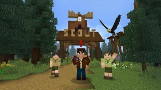 Screenshot from the Minecraft Bedrock DLC Be a Scout!