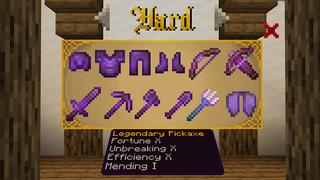 Screenshot from the Minecraft Bedrock DLC Castle Defender