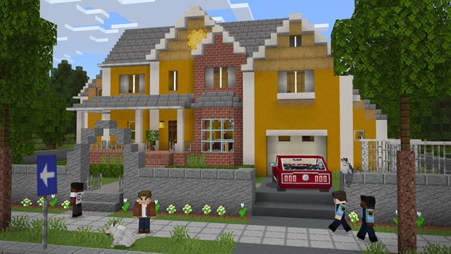 Screenshot from the Minecraft Bedrock DLC City Life – Roleplay