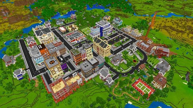 Screenshot from the Minecraft Bedrock DLC Cops and Robbers - Roleplay