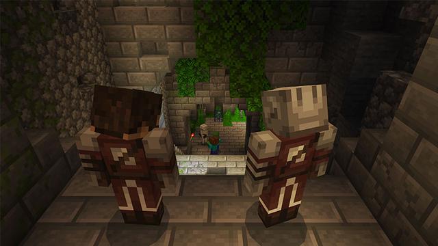 Screenshot from the Minecraft Bedrock DLC Crown Castle