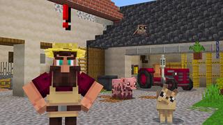 Screenshot from the Minecraft Bedrock DLC Cute Farm