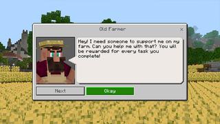 Screenshot from the Minecraft Bedrock DLC Cute Farm