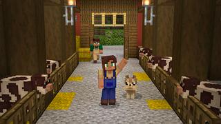 Screenshot from the Minecraft Bedrock DLC Cute Farm