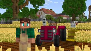 Screenshot from the Minecraft Bedrock DLC Cute Farm