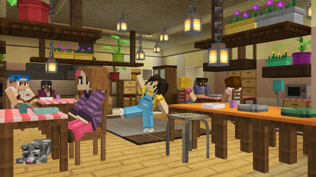Screenshot from the Minecraft Bedrock DLC Daisy Daycare – Roleplay