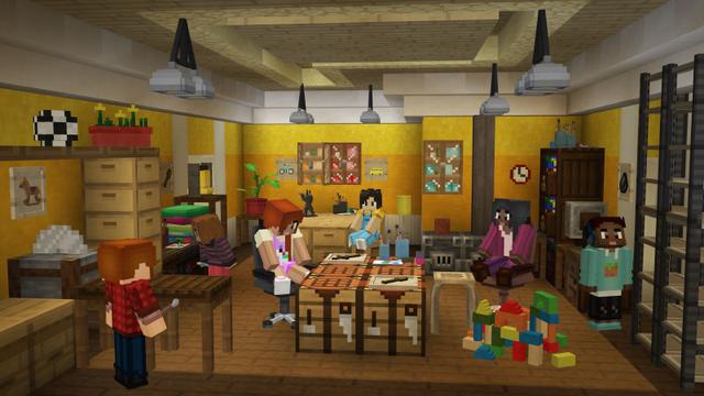 Screenshot from the Minecraft Bedrock DLC Daisy Daycare – Roleplay