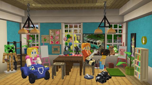 Screenshot from the Minecraft Bedrock DLC Daisy Daycare – Roleplay