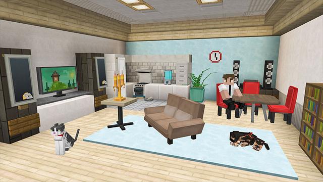 Screenshot from the Minecraft Bedrock DLC Dream Island – Madeira