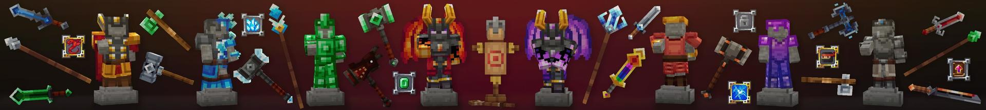 Panorama from the Minecraft Bedrock DLC ENCHANTMENTS++