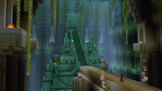 Screenshot from the Minecraft Bedrock DLC Golem Expansion