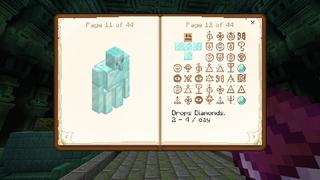 Screenshot from the Minecraft Bedrock DLC Golem Expansion