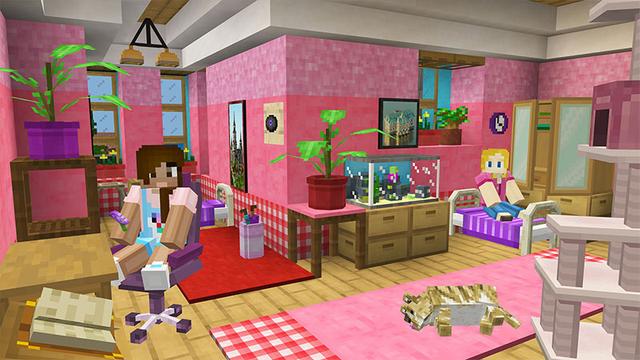 Screenshot from the Minecraft Bedrock DLC Happy Family - Roleplay