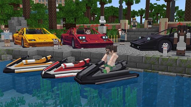 Screenshot from the Minecraft Bedrock DLC Hotel Manager