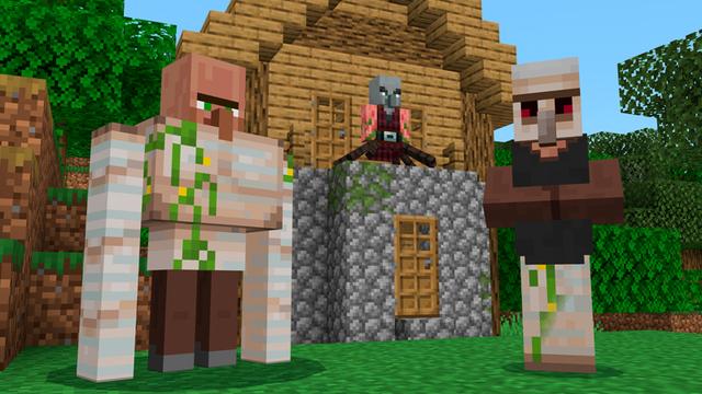 Screenshot from the Minecraft Bedrock DLC MIX the MOBS!