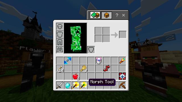 Screenshot from the Minecraft Bedrock DLC MORPH into MOBS!
