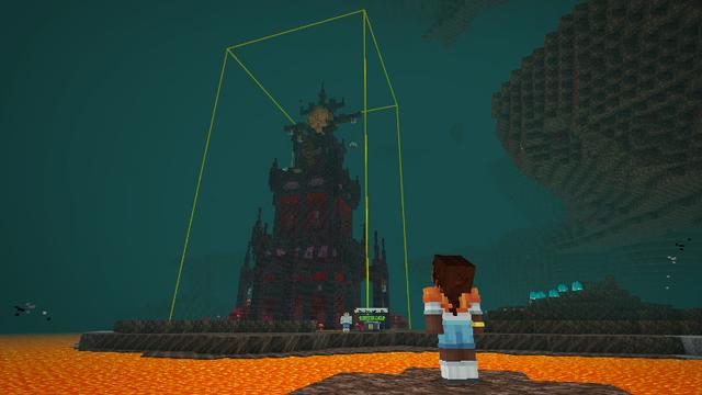 Screenshot from the Minecraft Bedrock DLC Portable Base
