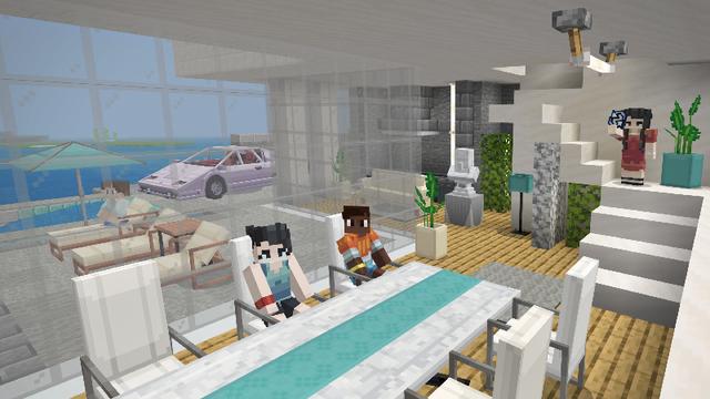Screenshot from the Minecraft Bedrock DLC Portable Base