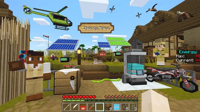 Screenshot from the Minecraft Bedrock DLC Safari Explorers