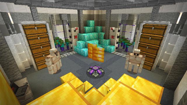 Screenshot from the Minecraft Bedrock DLC SECURITY++