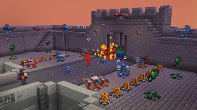 Screenshot from the Minecraft Bedrock DLC SECURITY++
