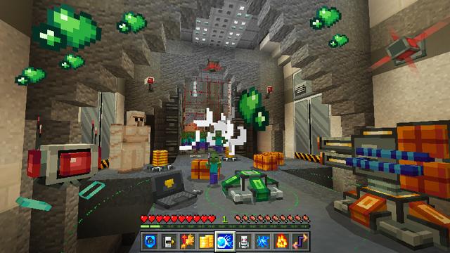 Screenshot from the Minecraft Bedrock DLC SECURITY++