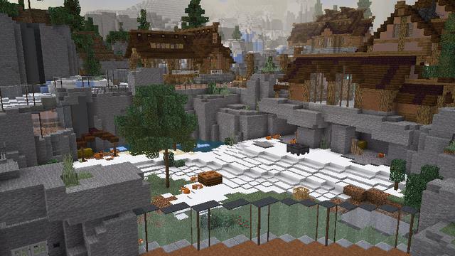 Screenshot from the Minecraft Bedrock DLC The Empty Zoo