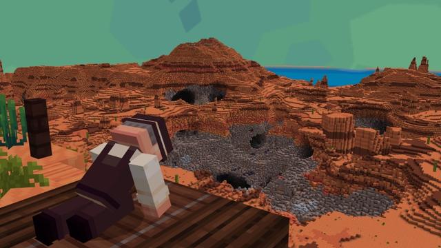 Screenshot from the Minecraft Bedrock DLC TNT