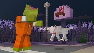 Screenshot from the Minecraft Bedrock DLC Zombie Bunker Challenge